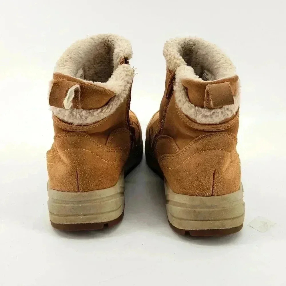 EARTH WINTER LEATHER ANKLE BOOTS - Picture 3 of 6